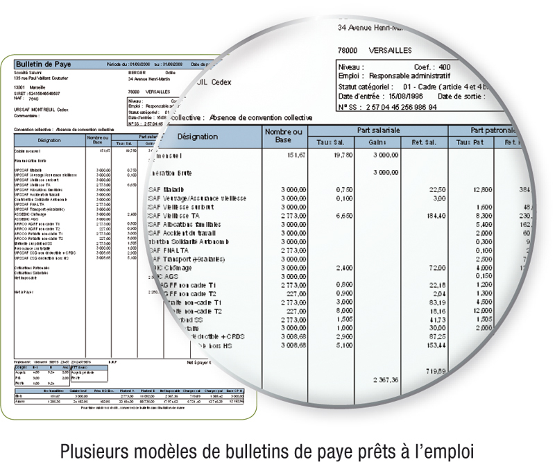 modele bulletin de salaire macon